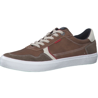 s.Oliver Sneaker 5-13602-38-805 mit Soft Foam - Leder - cognacbraun Herren